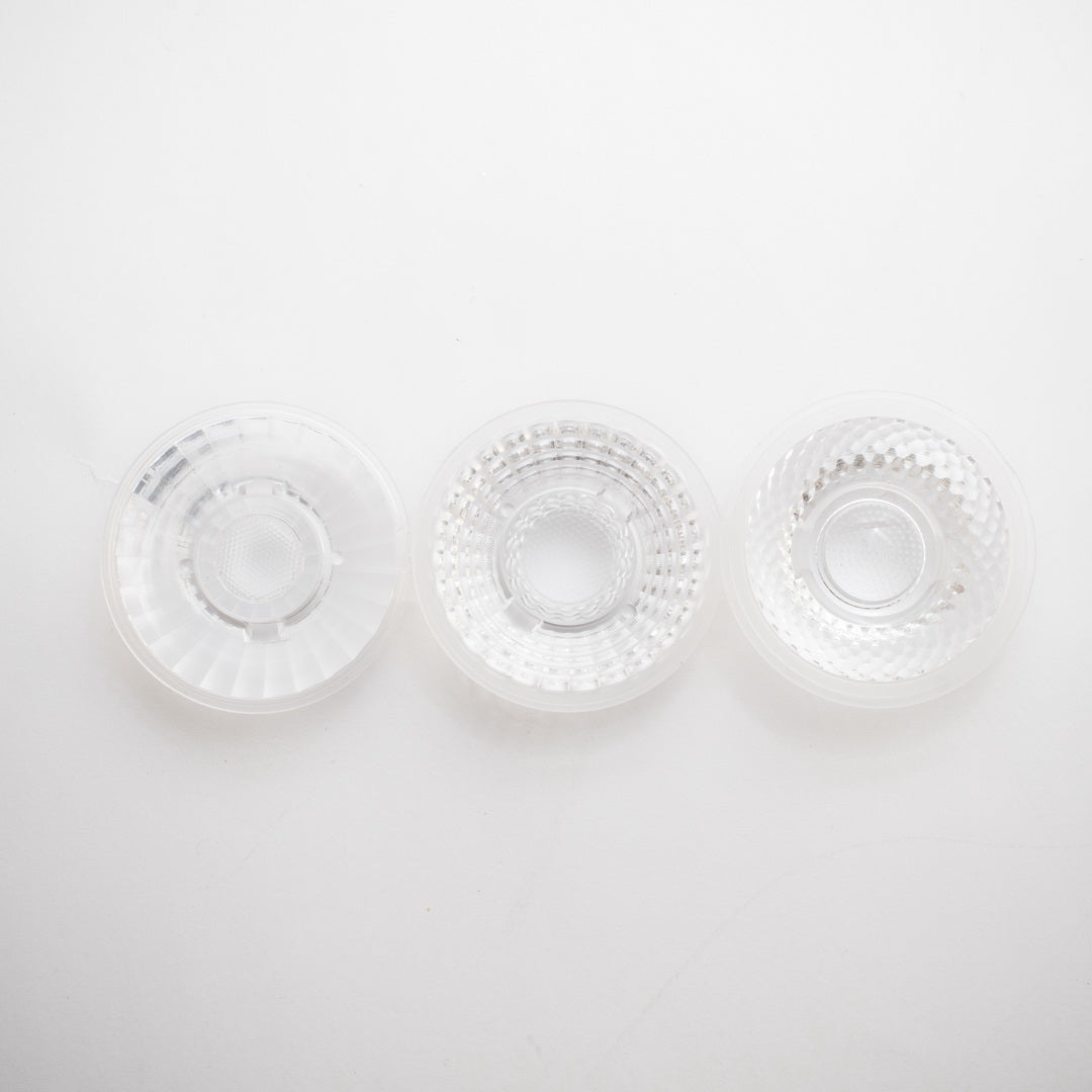 SL23 Optics shown in 60°, 18°, and 40° which comes standard w/ fixture